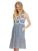 Vera Mont Kleid in Dunkelblau/ Weiß