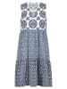 Vera Mont Kleid in Dunkelblau/ Weiß