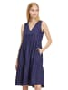 Vera Mont Leinen-Kleid in Dunkelblau