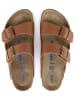 Birkenstock Pantoletten "Arizona" in Hellbraun - Weite S