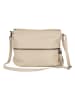 Lucca Baldi Leder-Umhängetasche in Beige - (B)36 x (H)23 x (T)10 cm