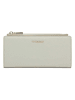 COCCINELLE Skórzany portfel w kolorze jasnozielonym - 19 x 9 cm