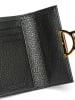 COCCINELLE Skórzany portfel w kolorze czarnym - 12 x 9 cm