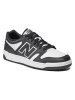 New Balance Leder-Sneakers "480" in Schwarz/ Weiß