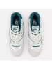 New Balance Leder-Sneakers "550" in Weiß/ Grün