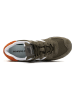 New Balance Leder-Sneakers "574" in Khaki/ Orange