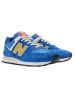 New Balance Leder-Sneakers "U574" in Blau/ Gelb