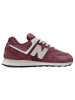 New Balance Leder-Sneakers "U574" in Rot