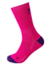 super.natural 2-delige set: sokken "Cosy Socks'" roze