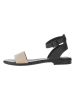 Timberland Skórzane sandały "Cherrybrook" w kolorze czarno-beżowym