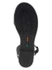Timberland Skórzane sandały "Cherrybrook" w kolorze czarno-beżowym