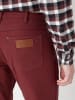 Wrangler Spodnie - Regular fit - w kolorze bordowym