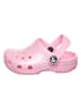Crocs Chodaki "Classic Glitter" w kolorze jasnoróżowym
