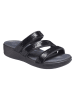 Crocs Klapki "Boca Sequin Strappy" w kolorze czarnym