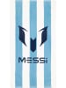 Messi Badhanddoek wit/lichtblauw