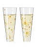 RITZENHOFF 2er-Set: Champagnergläser "Goldnacht" in Gold - 205 ml