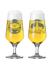 RITZENHOFF 2-delige set: bierglazen "Gebruikstijd" blauw - 374 ml