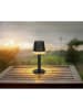 Globo lighting Lampa solarna LED w kolorze czarnym - wys. 21,5 x Ø 8 cm