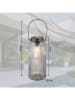 Globo lighting Decoratieve ledsolarlamp zwart - (H)25 x Ø 11,5 cm