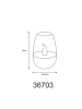Globo lighting Decoratieve ledsolarlamp grijs - (H)9 x Ø 6 cm