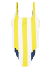 Marc O´Polo Dwustronny strój kąpielowy w kolorze biało-żółto-granatowym