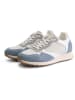 TRAVELIN' Leder-Sneakers "Crozon" in Hellblau/ Grau