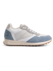 TRAVELIN' Leren sneakers "Crozon" lichtblauw/grijs