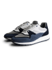 TRAVELIN' Leder-Sneakers "Ledbury" in Dunkelblau/ Grau