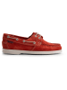 Travelin` Leren mocassins "Penzance" rood