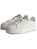 TRAVELIN' Leren sneakers "Santec" crème/lichtblauw