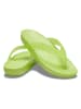 Crocs Japonki "Splash Glossy" w kolorze zielonym