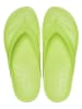 Crocs Japonki "Splash Glossy" w kolorze zielonym