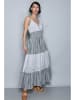 H.H.G. Kleid in Weiß/ Anthrazit