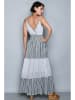 H.H.G. Kleid in Weiß/ Anthrazit