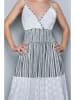 H.H.G. Kleid in Weiß/ Anthrazit