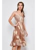 H.H.G. Kleid in Braun/ Creme
