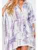 H.H.G. Jurk lila/wit