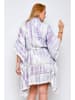 Tarifa Kaftan in Weiß/ Lila