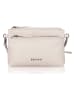 Bellicci Leren schoudertas "Sicilia" crème - (B)22,5 x (H)16 x (D)5 cm