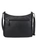 Bellicci Leder-Umhängetasche "Sidney" in Schwarz - (B)30 x (H)25 x (T)8 cm