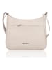 Bellicci Leder-Umhängetasche "Sidney" in Creme - (B)30 x (H)25 x (T)8 cm