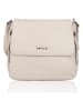 Bellicci Leder-Umhängetasche "Silvia" in Creme - (B)27 x (H)8 x (T)4 cm