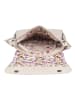 Bellicci Leder-Umhängetasche "Silvia" in Creme - (B)27 x (H)8 x (T)4 cm