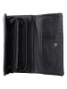 Bellicci Leder-Geldbörse "Olena" in Schwarz - (B)19 x (H)9,5 x (T)3,5 cm