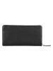 SPARWELL Leder-Geldbörse "Olivia" in Schwarz - (B)20 x (H)10,5 x (T)2,5 cm