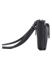 SPARWELL Leder-Handytasche "Kadence" in Schwarz - (B)19,5 x (H)9,5 x (T)3,5 cm