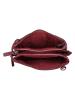 Bellicci Leder-Handytasche "Portia" in Beere - (B)19 x (H)11,5 x (T)3 cm