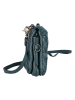 Bellicci Leren smartphonetas "Portia" petrol - (B)19 x (H)11,5 x (D)3 cm