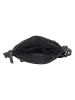 Bellicci Leder-Umhängetasche "Paige" in Schwarz - (B)25 x (H)18 x (T)5 cm