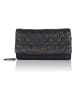 Bellicci Leder-Geldbörse "Pedra" in Schwarz - (B)19 x (H)10 x (T)4 cm